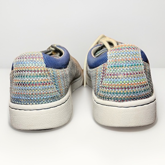 Dansko Brandi Shoes Navy Multicolor Canvas Sneaker Lace Up Size 9.5 - 10 EU 40 - Picture 5 of 8